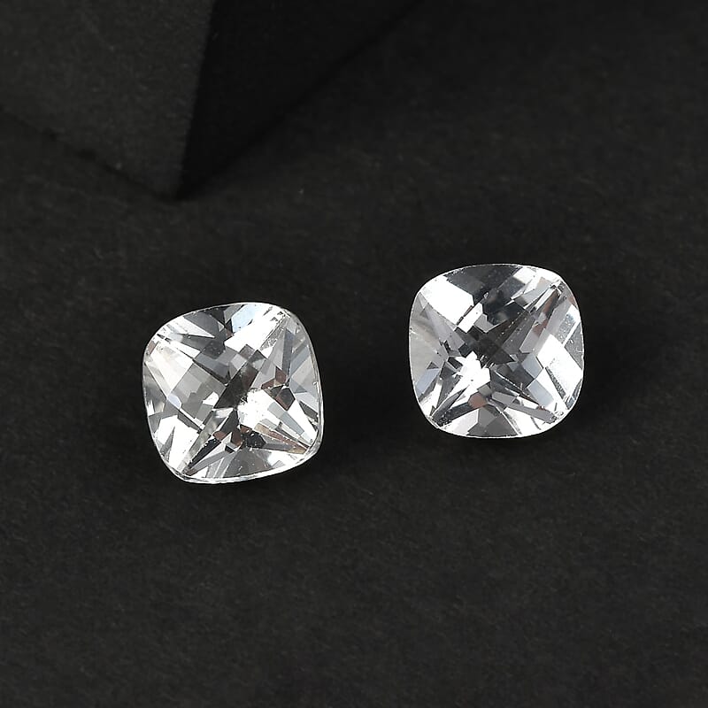 White Topaz (Cush 7x7 mm) 3.49 ctw
