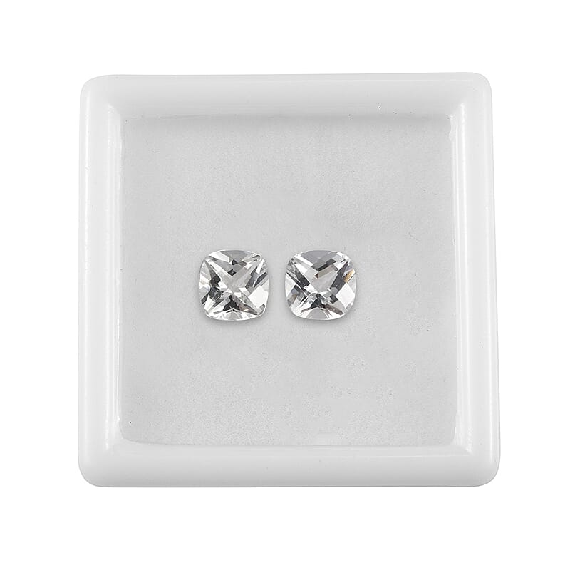 White Topaz (Cush 7x7 mm) 3.49 ctw