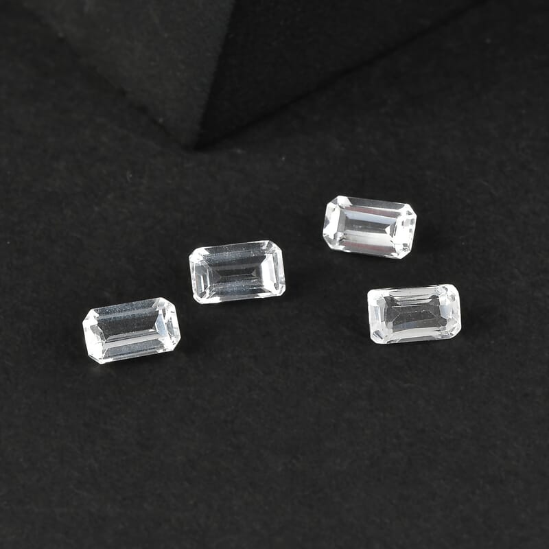 White Topaz (Oct 5x3 mm) 1.26 ctw
