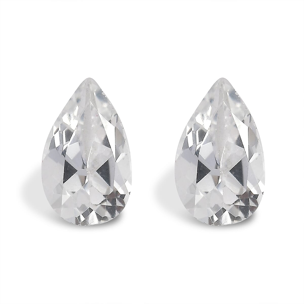 White Topaz (Pear 8x5 mm) 1.70 ctw