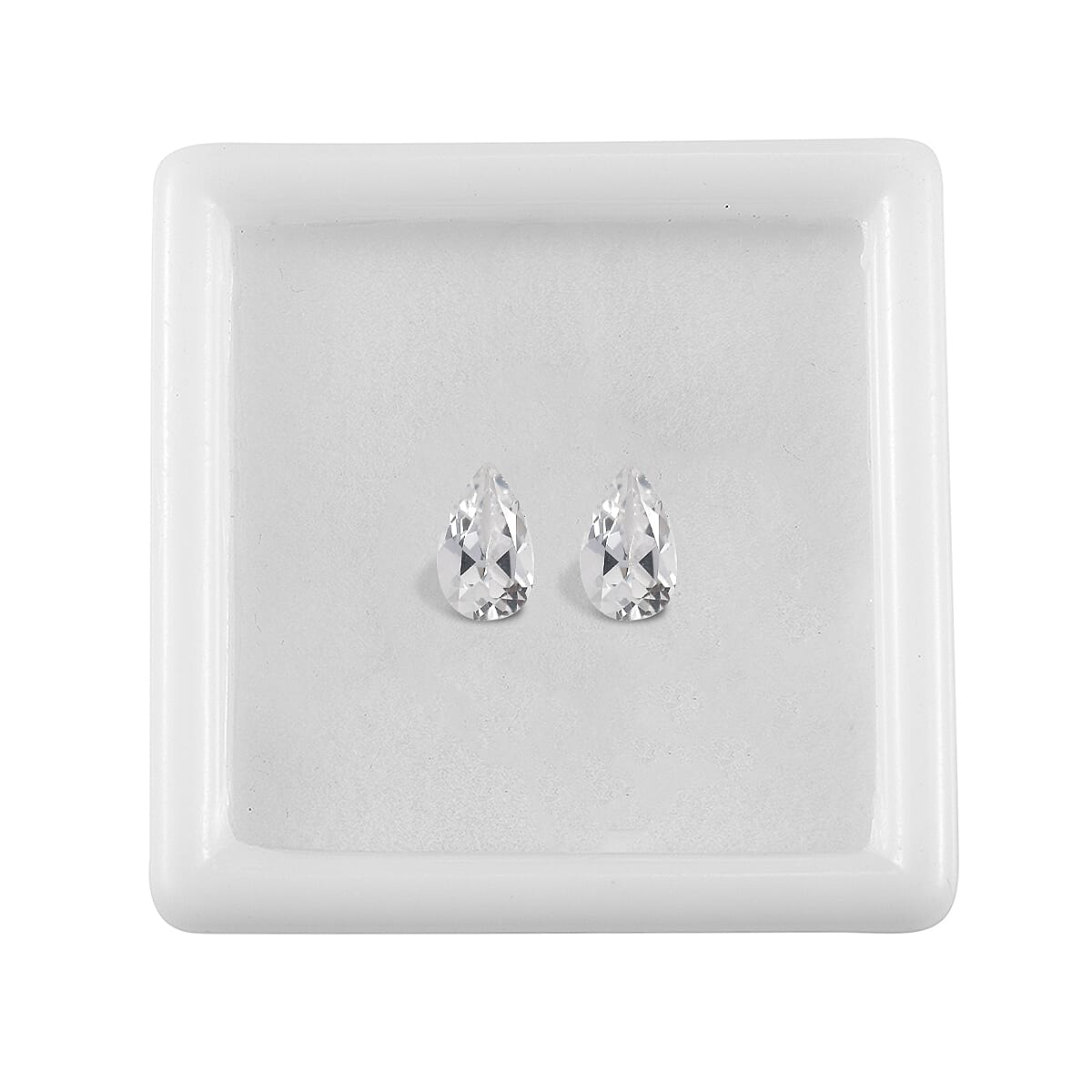 White Topaz (Pear 8x5 mm) 1.70 ctw