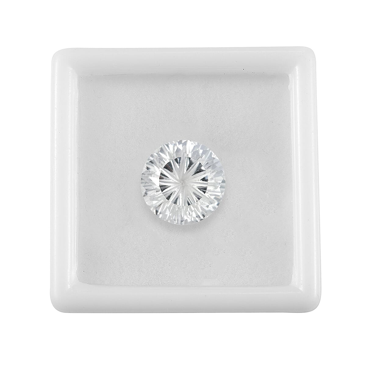 White Topaz (Rnd 12 mm) 6.60 ctw