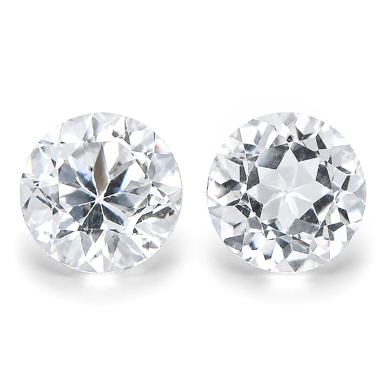 White Topaz (Rnd 4.75 mm) 0.92 ctw
