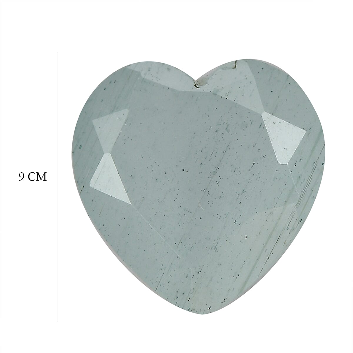 AA Milky Aquamarine (Hrt 9 mm) 2.16 ctw