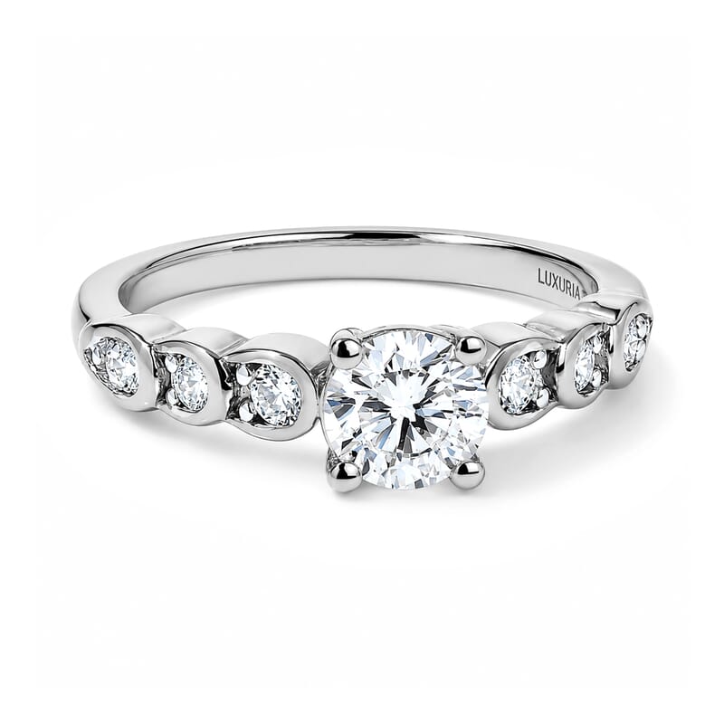 Luxuriant Lab Grown Diamond G-H SI 1.00 ctw Solitaire Ring in Rhodium Over Sterling Silver (Size 10.0)