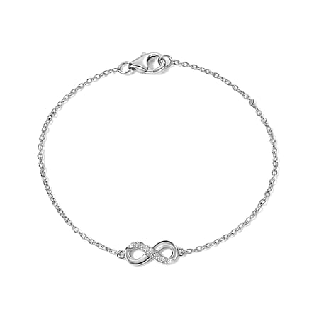 Rhodium Over Sterling Silver / 7.25 - Product card gallery slide 1 (15397055103289)