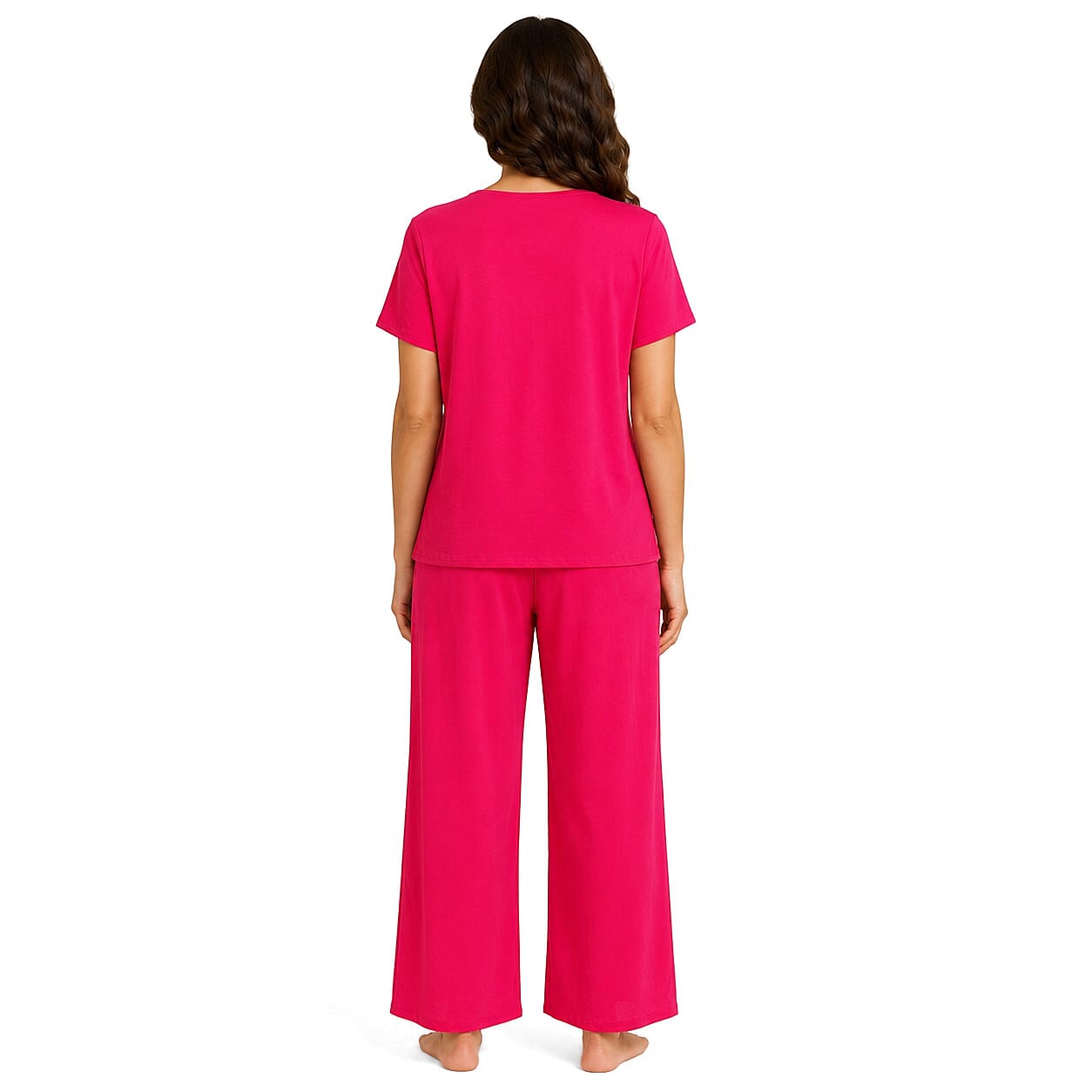La Marey Rose Floral Print 2 Pcs Pajama Set - One Size Fits Most