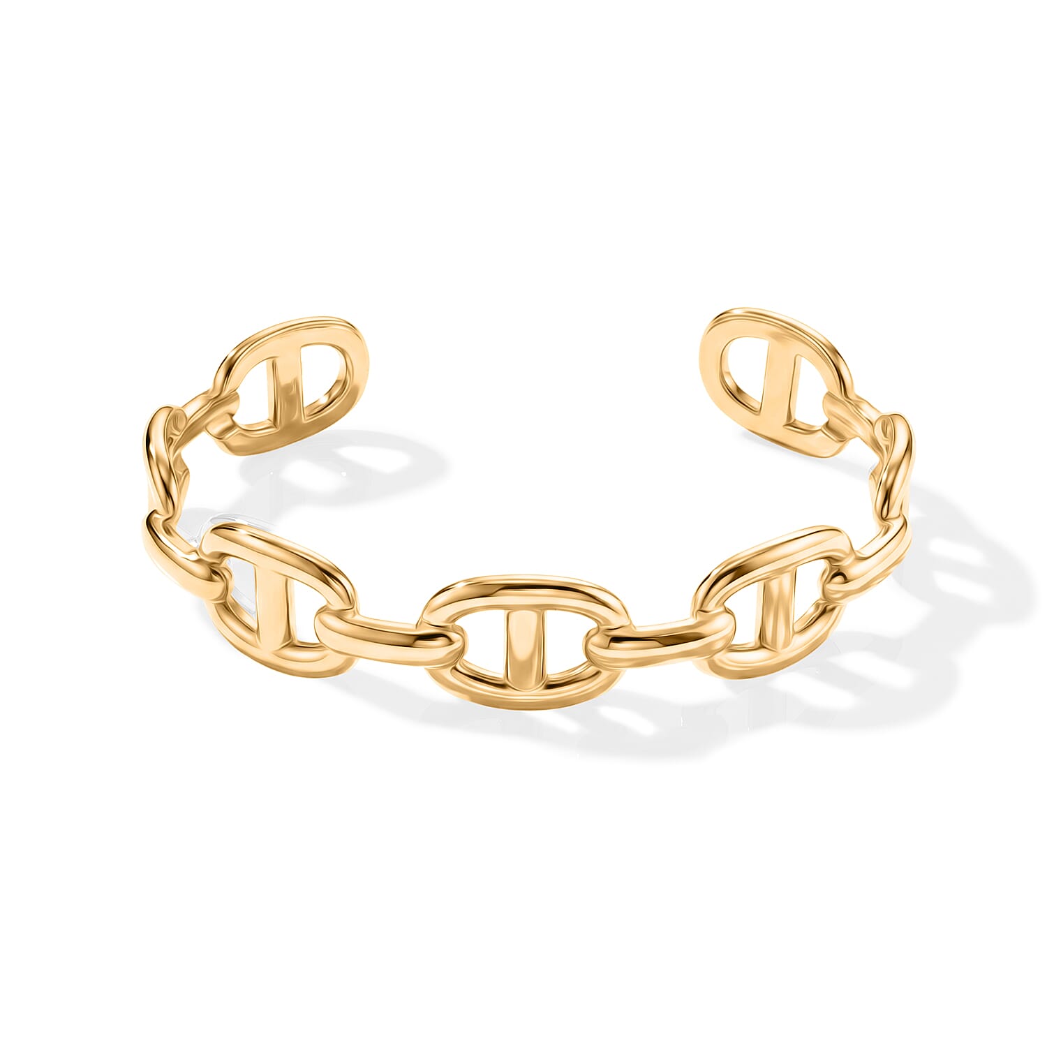 Mariner Link Cuff Bracelet in Stainless Steel (7.0 In)