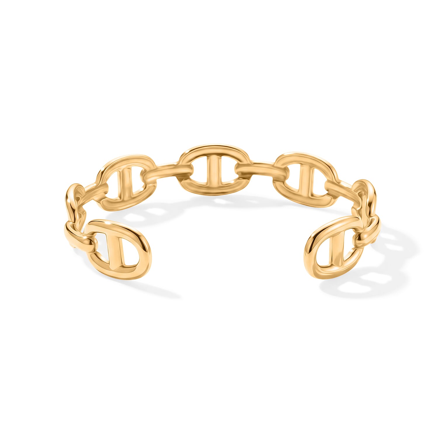Mariner Link Cuff Bracelet in Stainless Steel (7.0 In)