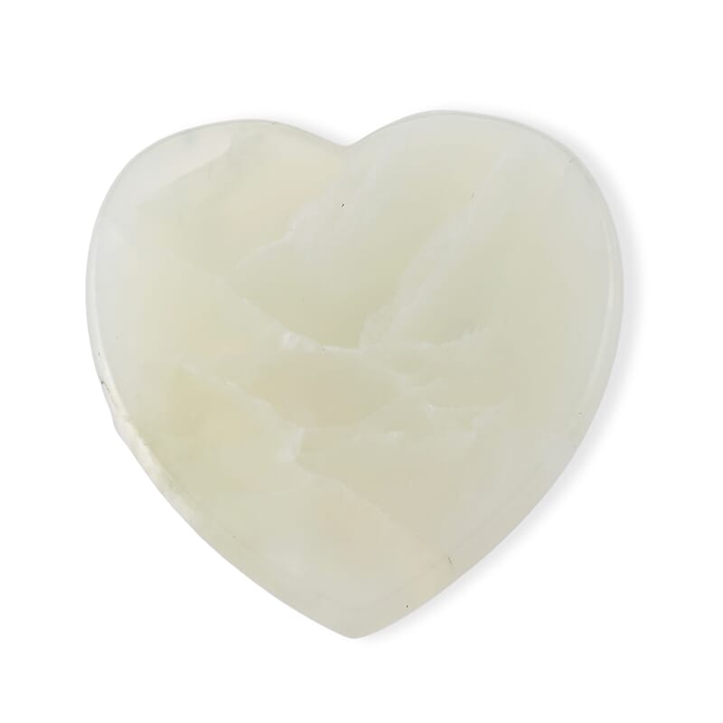 Green Jade Heart Phone Holder (50x50mm) 150.00 ctw