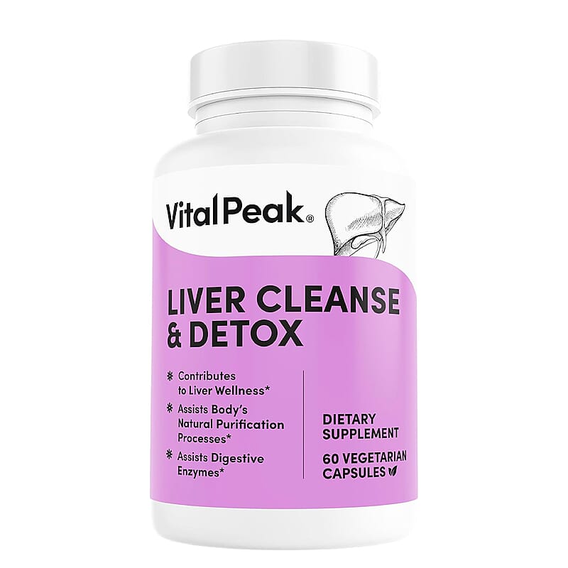 Vital Peak Liver Cleanse & Detox Dietary Supplement (60 Capsules)