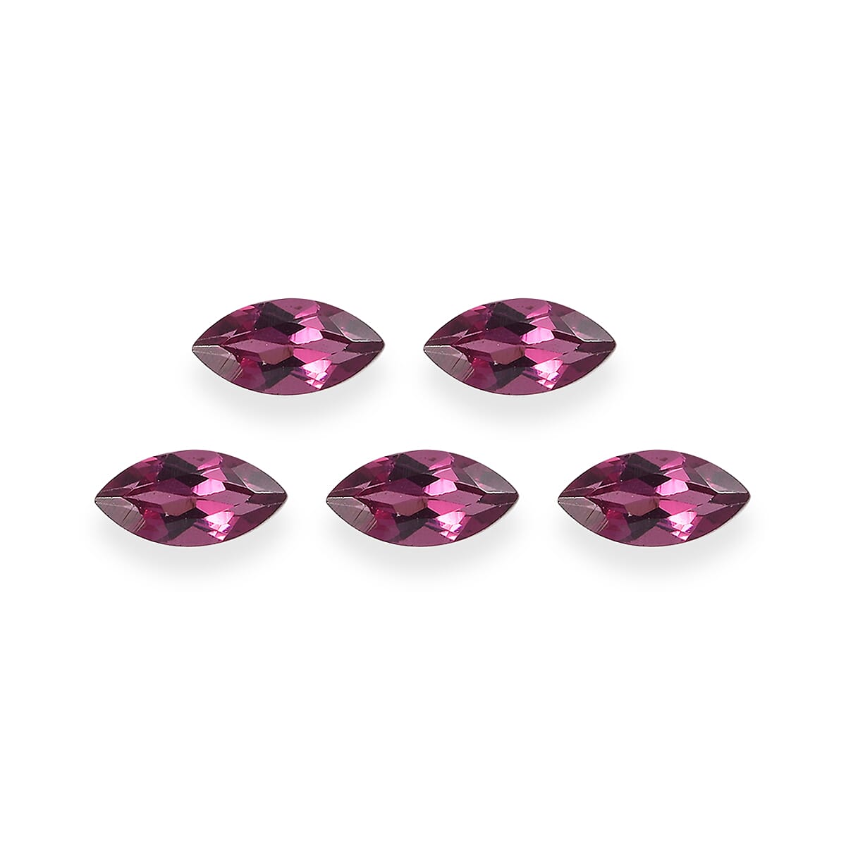 Rhodolite Garnet (Mrq 5x2.5 mm) 0.83 ctw