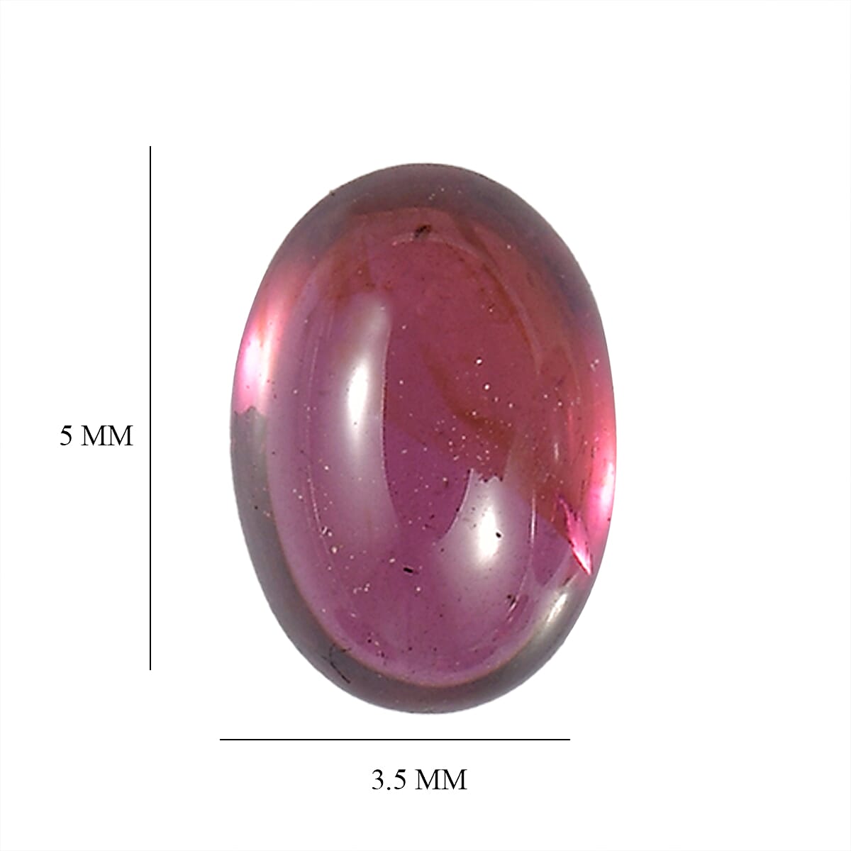 Rhodolite Garnet (Ovl 5x3.5 mm) 2.10 ctw