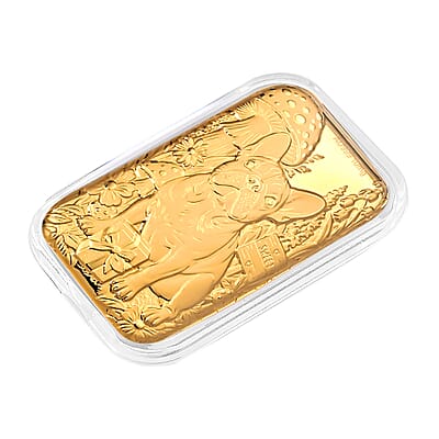 24K Gold French Bulldog Emboss Sheet (31x45.5mm) 10mg