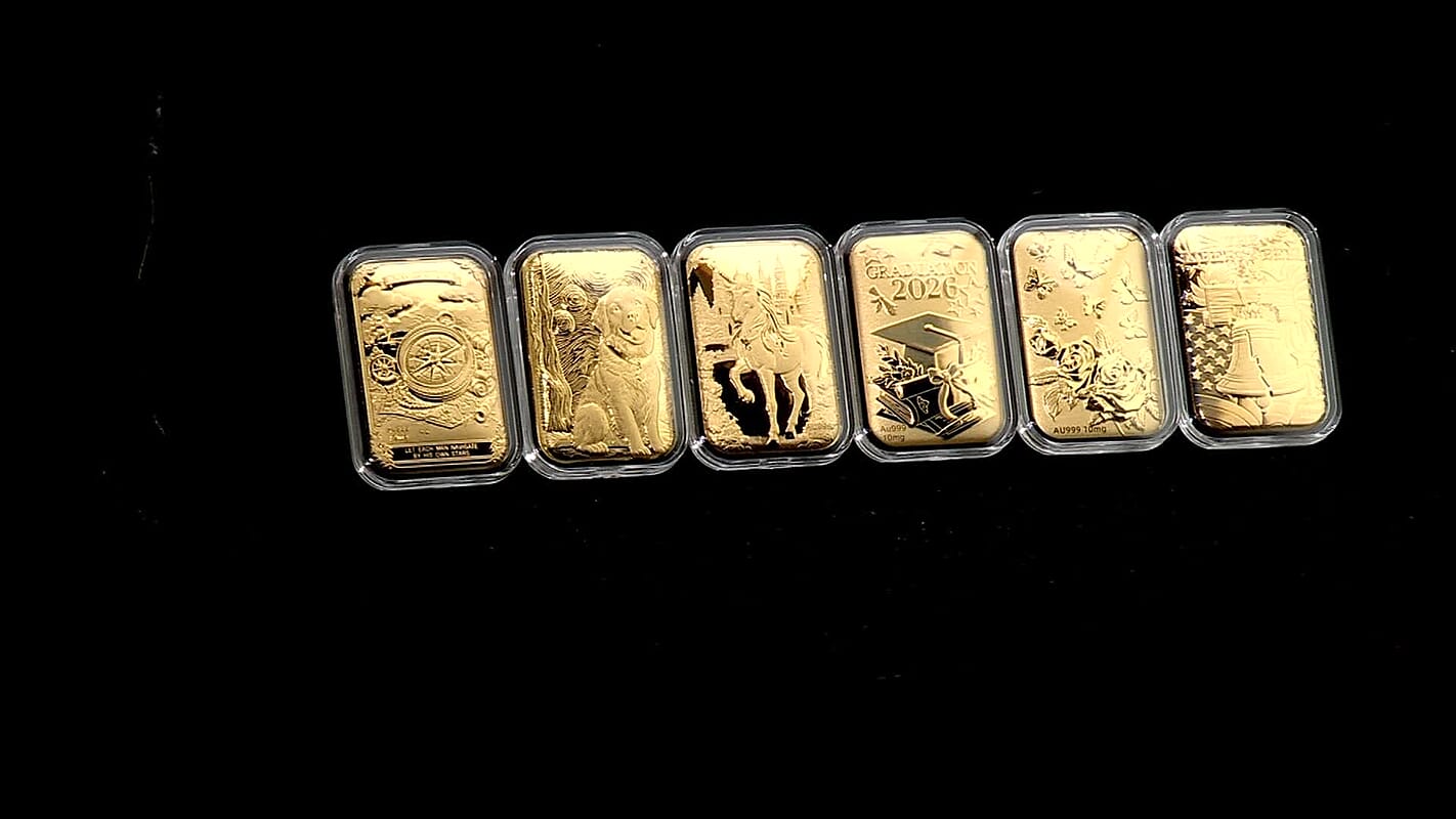 24K Gold Labrador Retriever Emboss Sheet (31x45.5mm) 10mg