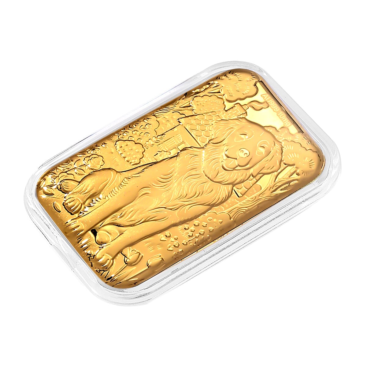 24K Gold Golden Retriever Emboss Sheet (31x45.5mm) 10mg