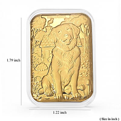 24K Gold Happy Father's Day Embossed Sheet (31x45.5mm) 10mg