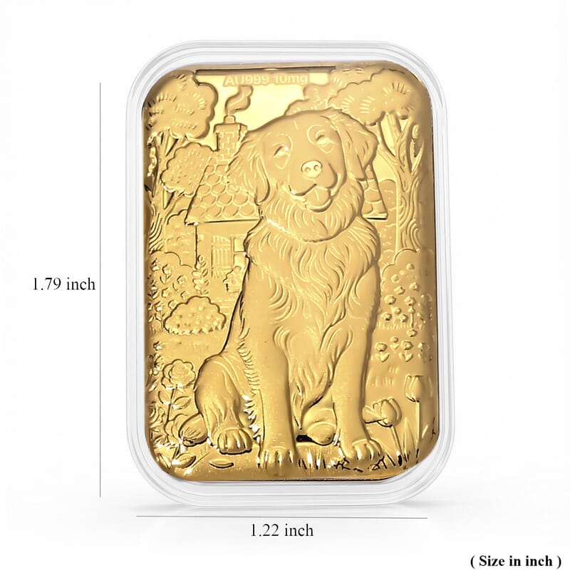 24K Gold Happy Father's Day Embossed Sheet (31x45.5mm) 10mg