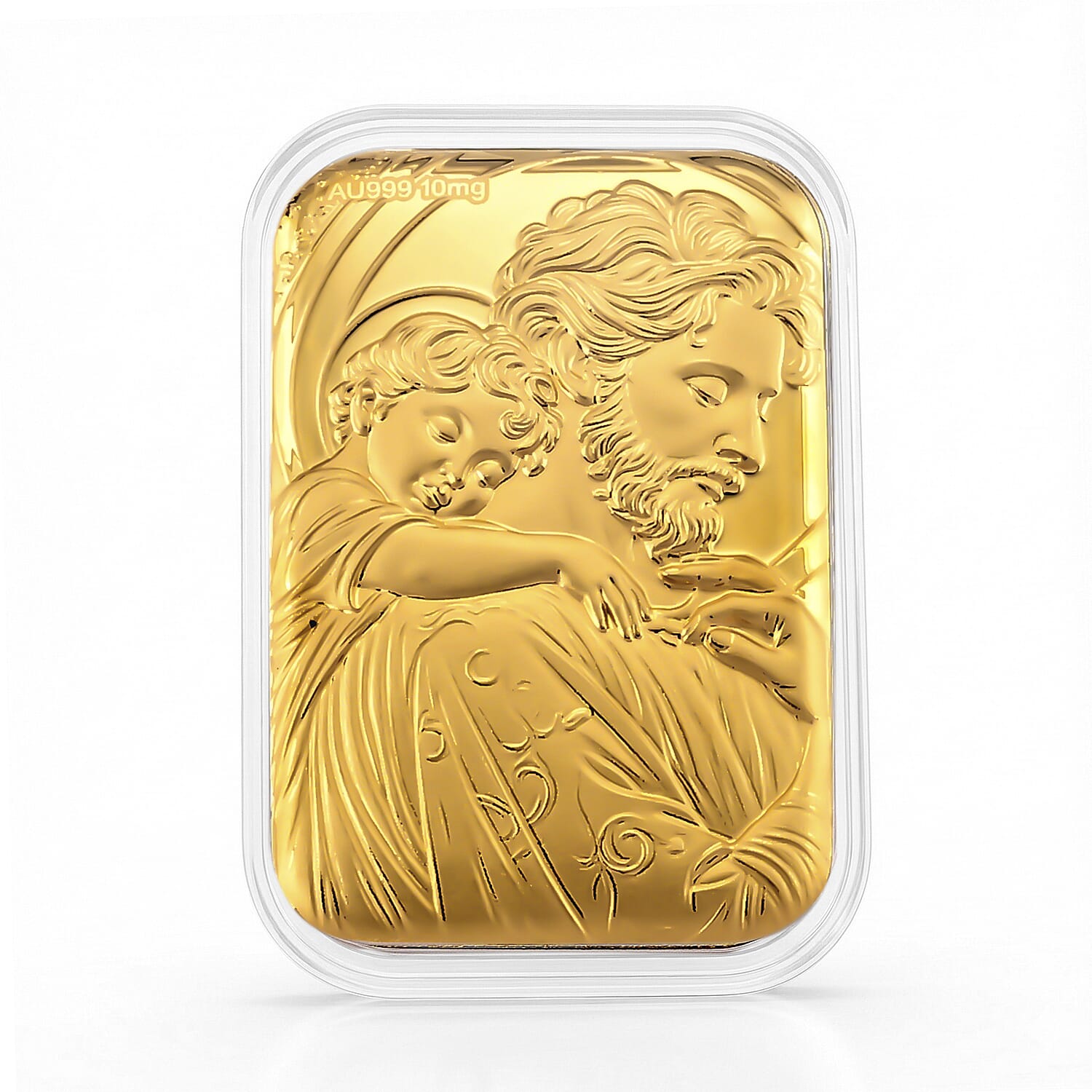 24K Gold Holy Family Embossed Sheet (31x45.5mm) 10mg