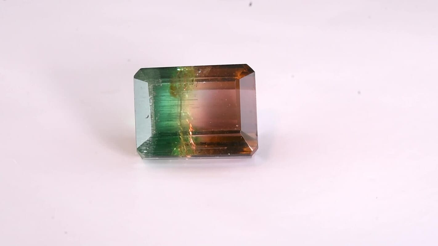 AAA Bi Color Tourmaline (Oct 12.8x9.91 mm) (Del. In 10-12 Days) 11.46 ctw