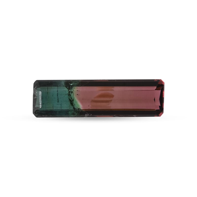 AAA Bi Color Tourmaline (Oct 21.29x6.11 mm) 5.85 ctw