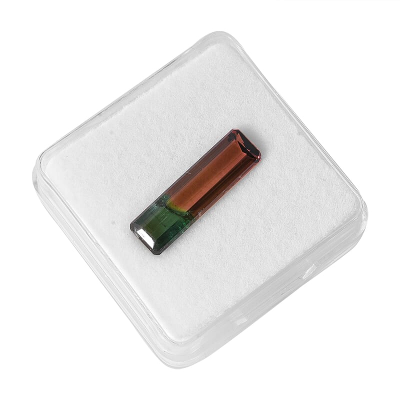 AAA Bi Color Tourmaline (Oct 21.29x6.11 mm) 5.85 ctw