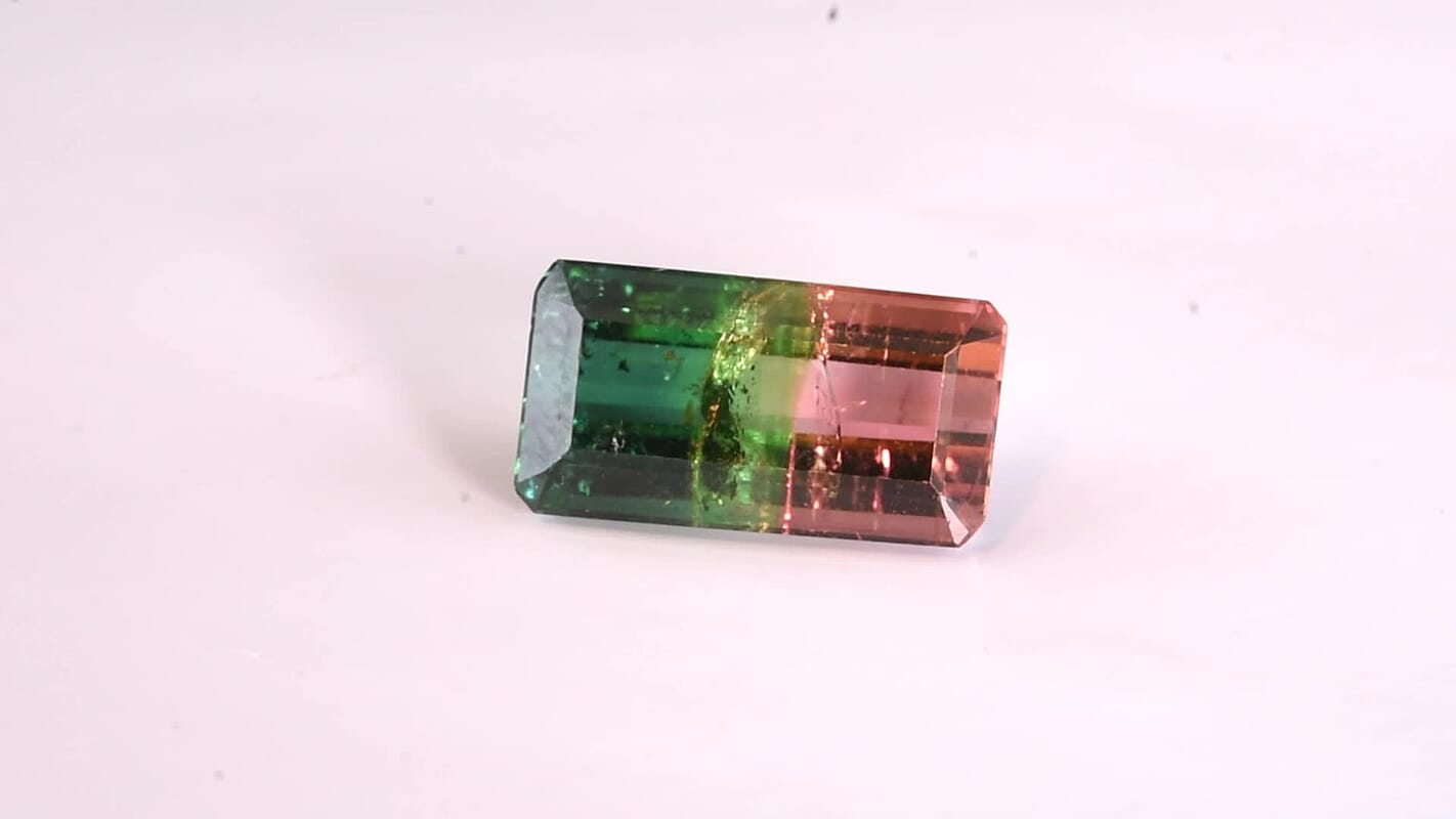 AAA Bi Color Tourmaline (Oct 15.02x8.08 mm) (Del. In 10-12 Days) 8.63 ctw
