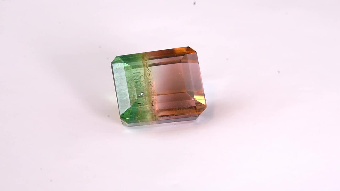 AAA Bi Color Tourmaline (Oct 11.78x10.16 mm) (Del. In 10-12 Days) 9.60 ctw