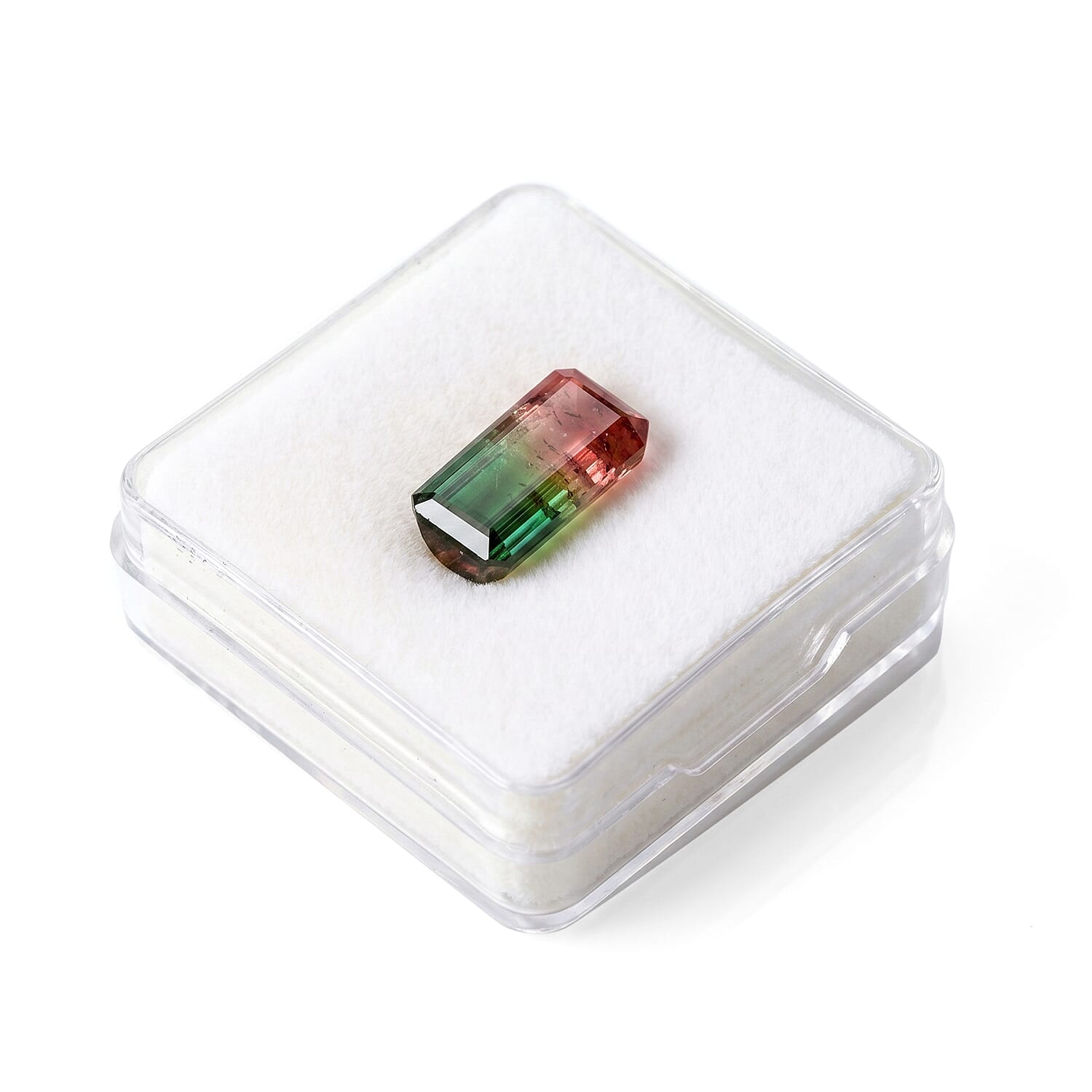 AAA Bi Color Tourmaline (Oct 14.29x7.77 mm) 7.95 ctw
