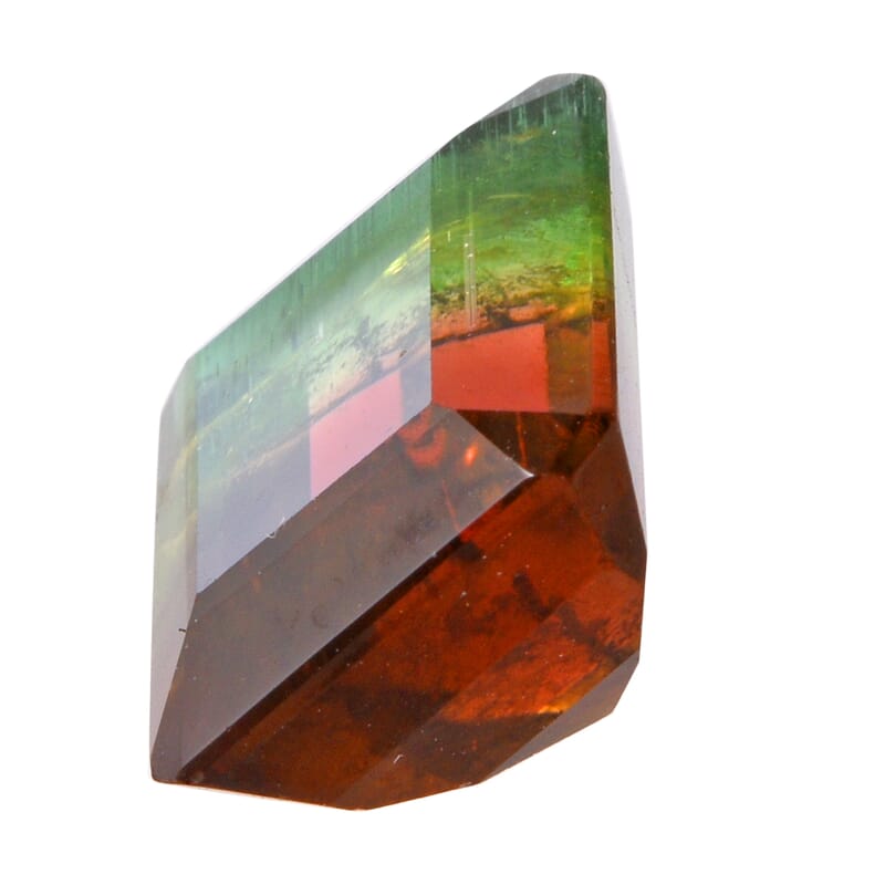 AAA Bi Color Tourmaline (Oct 11.2x10.07 mm) 6.38 ctw