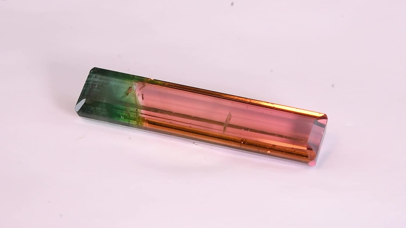 AAA Bi Color Tourmaline (Oct 31.31x7.26 mm) (Del. In 10-12 Days) 12.96 ctw