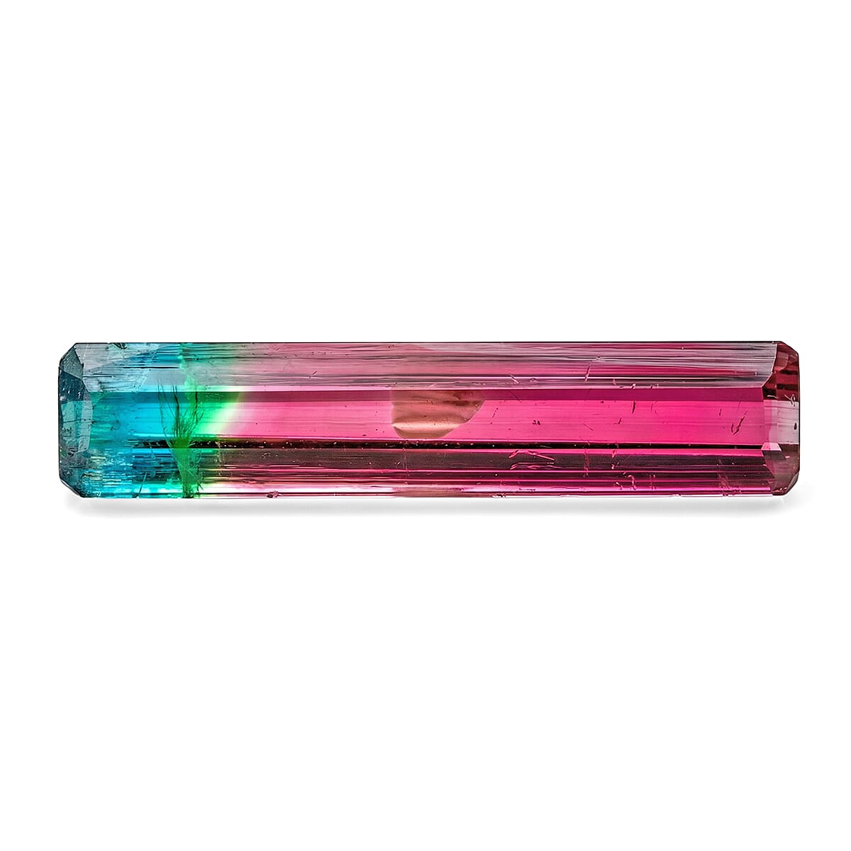 AAA Bi Color Tourmaline (Oct 28.25x5.9 mm) 7.49 ctw