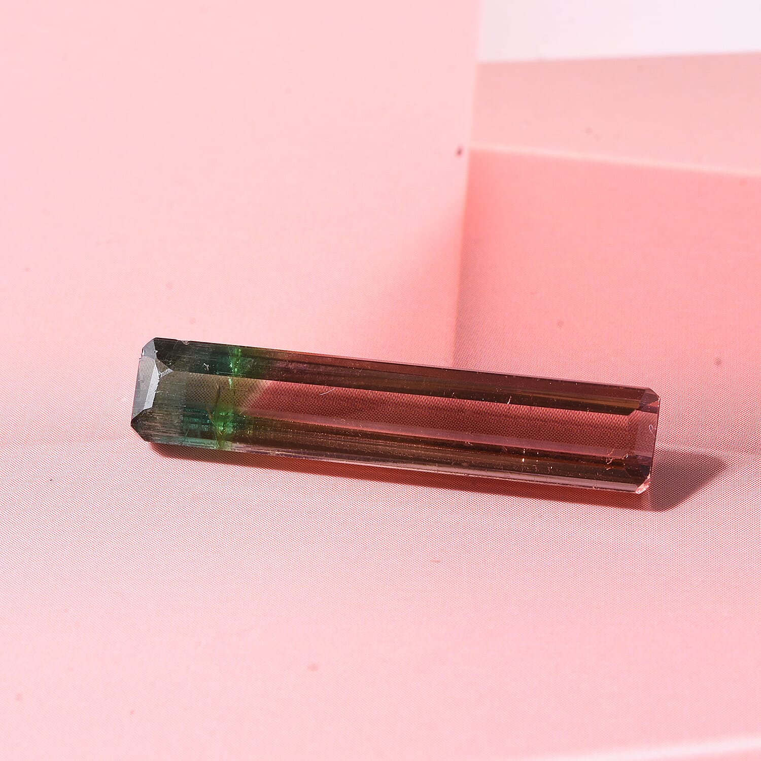 AAA Bi Color Tourmaline (Oct 28.25x5.9 mm) 7.49 ctw
