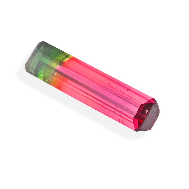 AAA Bi Color Tourmaline (Oct 28.25x5.9 mm) 7.49 ctw