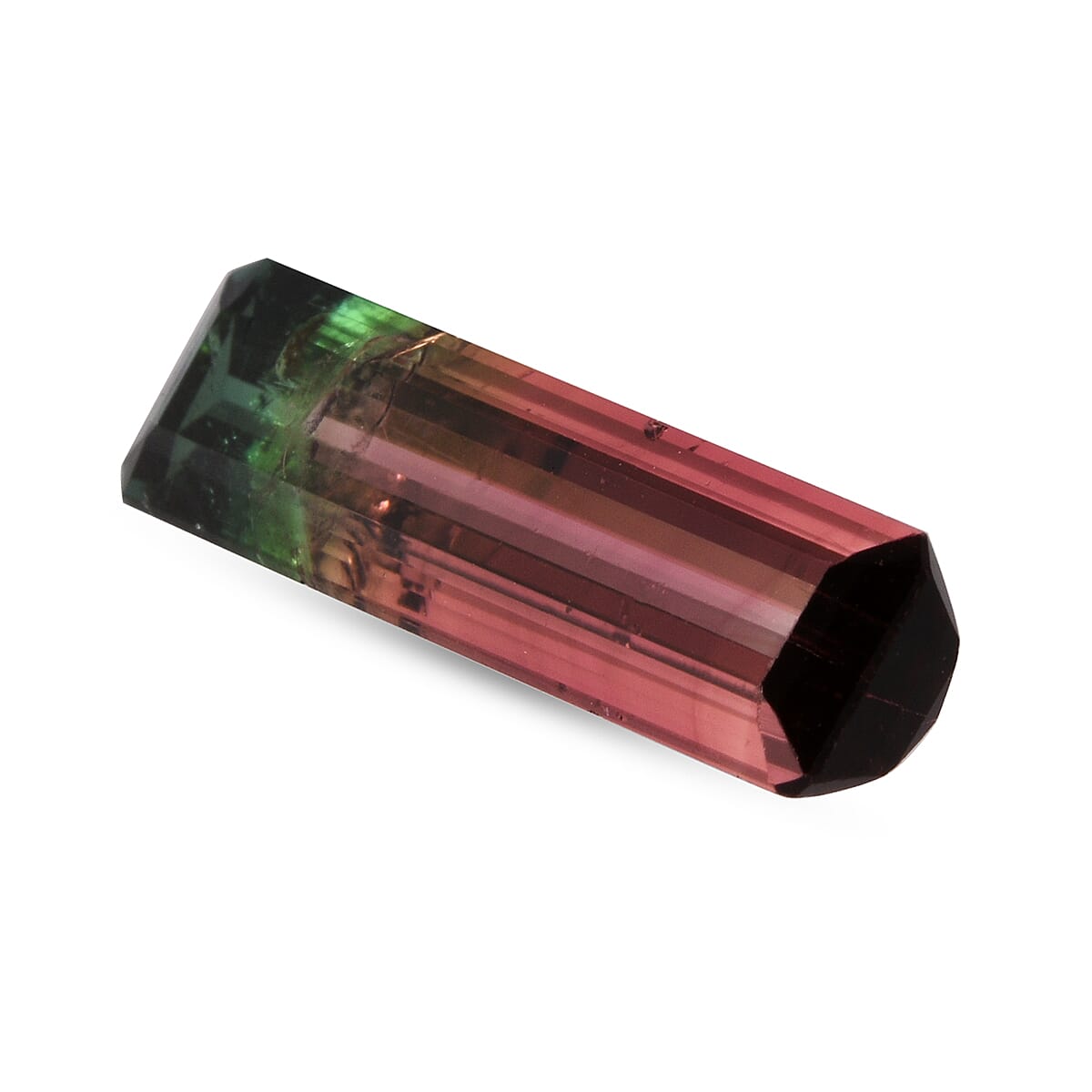 AAA Bi Color Tourmaline (Oct 23.60x6.39 mm) 6.63 ctw