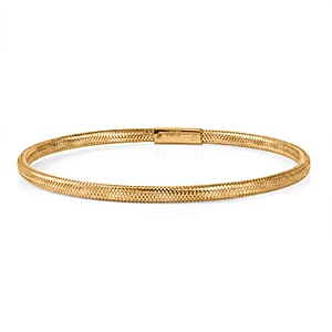 10K Yellow Gold Bangle Bracelet (7.25 In) (0.85 g)