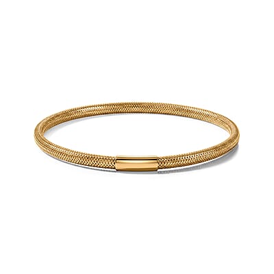 10K Yellow Gold Bangle Bracelet (7.25 In) (0.85 g)