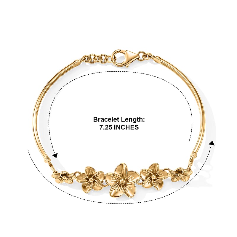 Luxoro 10K Yellow Gold Chain Bracelet (7.25 In) (7.40 g)
