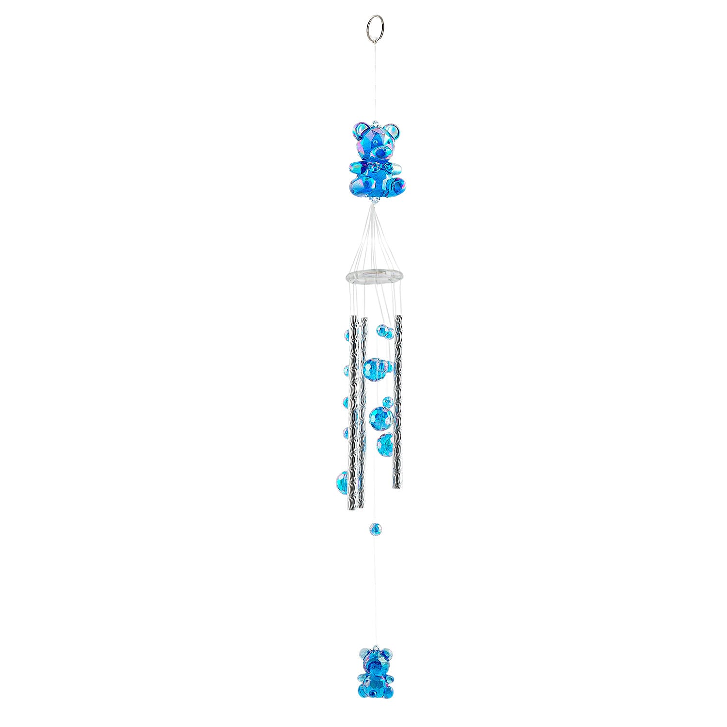 Closeout Beaded Acrylic Chime - Teddy Bear