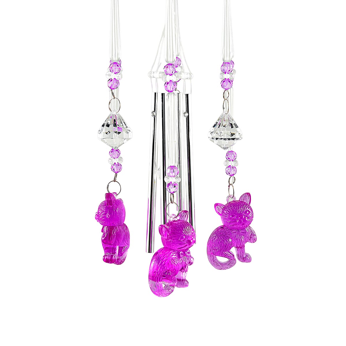 Closeout Chandelier Acrylic Chime - Cat image number 1