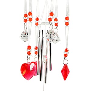 Closeout Chandelier Acrylic Chime - Heart