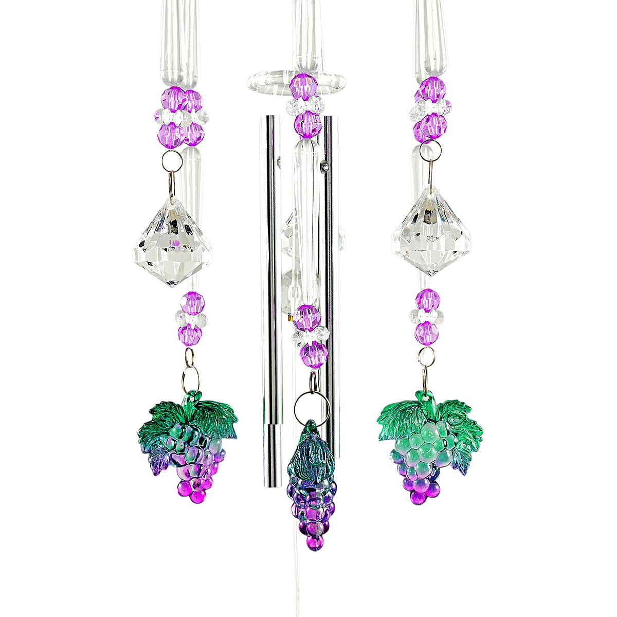 Closeout Chandelier Acrylic Chime - Grape image number 1
