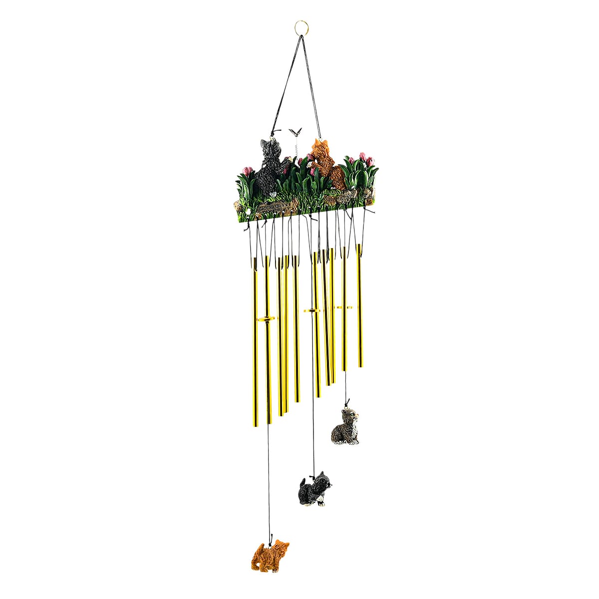 Closeout Flat Resin Chime - Cat image number 1