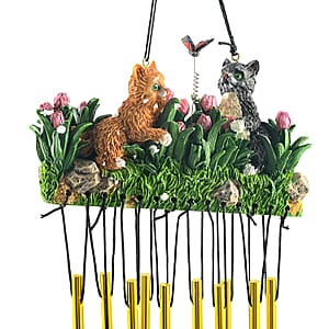 Closeout Flat Resin Chime - Cat