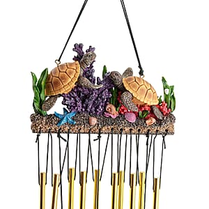 Closeout Flat Resin Chime - Sea Turtle