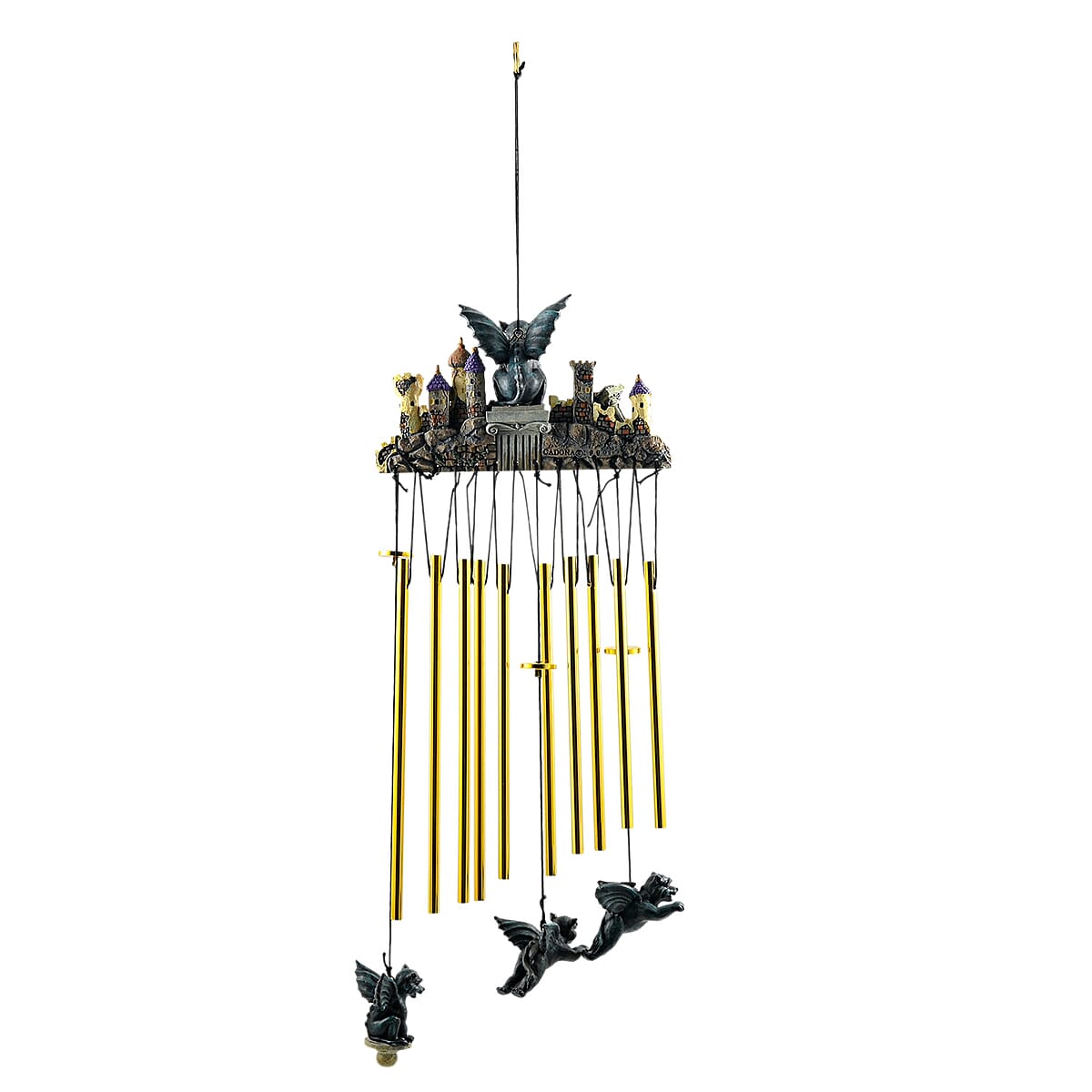 Closeout Flat Resin Chime - Gargoyle image number 1