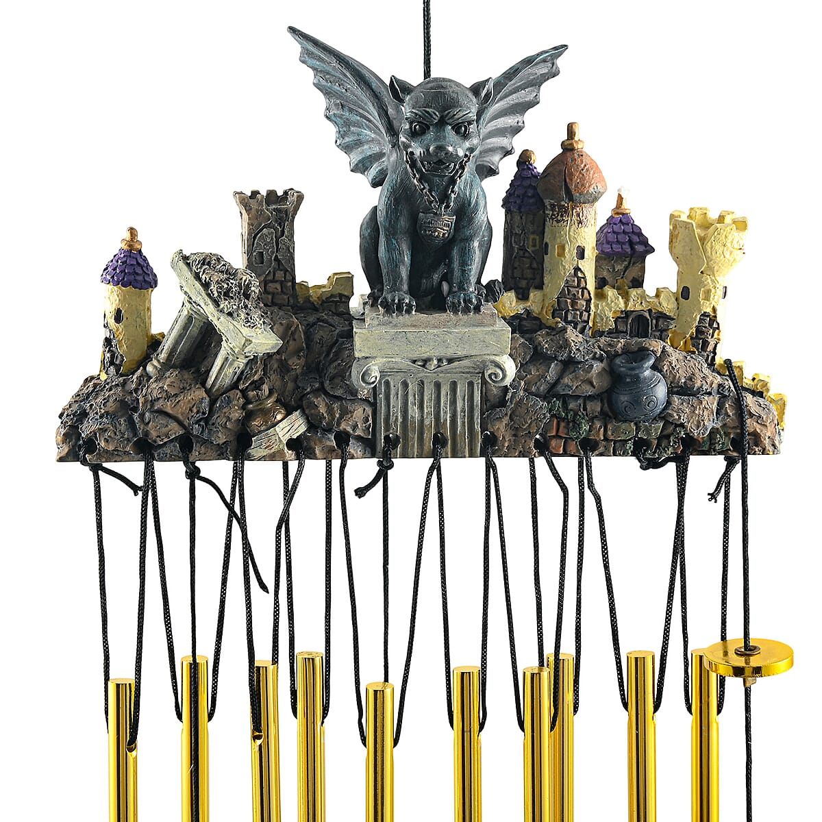 Closeout Flat Resin Chime - Gargoyle image number 2