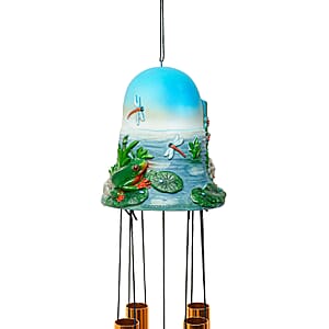 Closeout Bell Top Resin Chime - Tree Frog