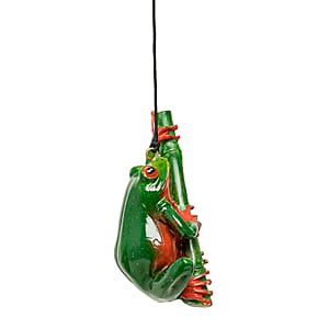 Closeout Bell Top Resin Chime - Tree Frog