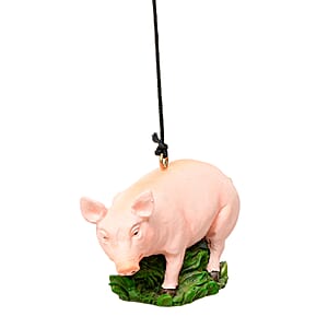 Closeout Bell Top Resin Chime - Pig